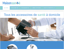 Tablet Screenshot of maisonsante.fr